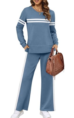 XIEERDUO Women's Wide Leg Tracksuit - Cozy Sweatpants for Fall Travel