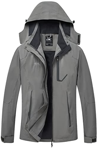 Diamond Candy Women's Lightweight Waterproof Rain Jacket with Hood