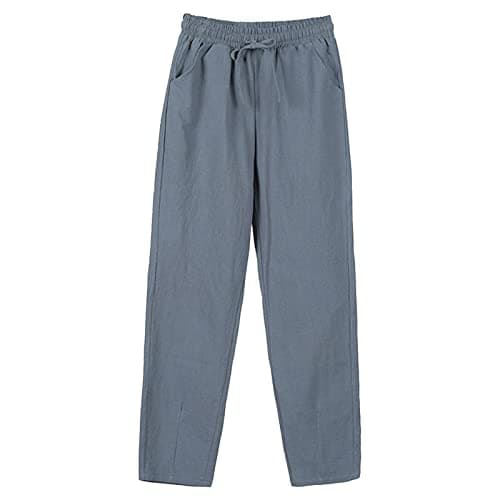 Winhurn Women's Linen Palazzo Pants