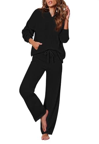 Pink Queen Women's Pullover Hoodie & Matching Leggings Sweatsuit with Pocket