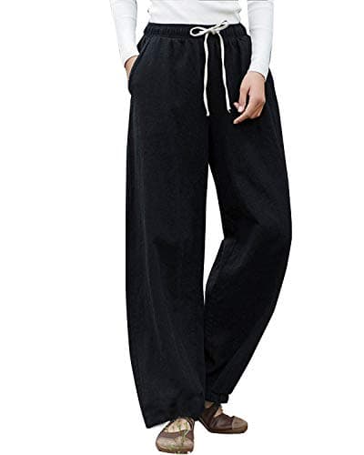 Women's Relaxed Fit Linen Pants