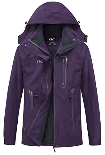Diamond Candy Lightweight Waterproof Rain Jacket for Women Outdoor Hiking & Skiing