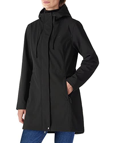 Outdoor Ventures Women's Lightweight Waterproof Fleece Lined Hooded Softshell Jacket
