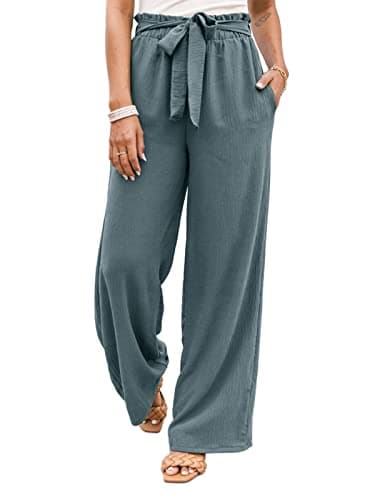 NIMIN High-Waisted Wide Leg Casual Pants for Women