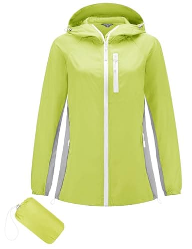 Lomen Lightweight Hooded Water Resistant Active Rain Jacket