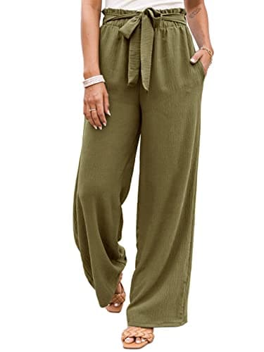 NIMIN High-Waisted Wide Leg Casual Pants for Women