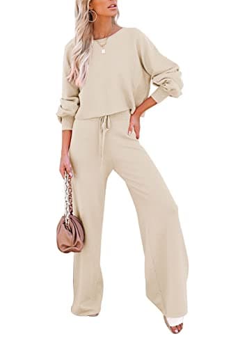 Pink Queen Women's 2-Piece Sweater Set Top & Pants
