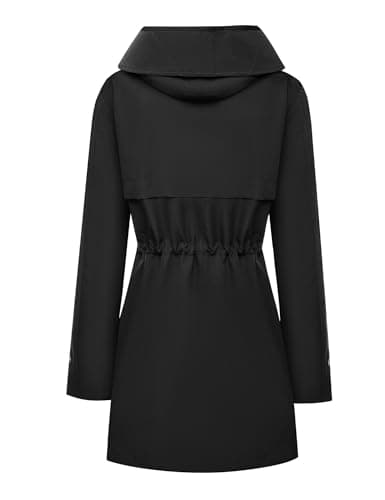 Women's Lightweight Waterproof Rain Jacket with Hood