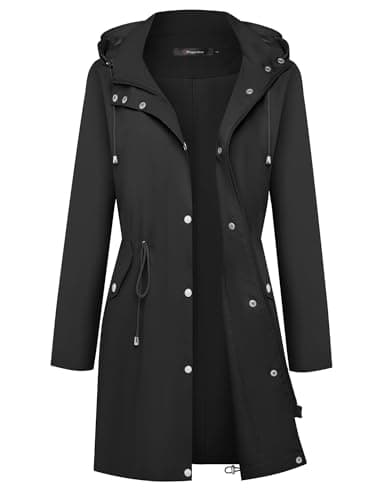 Women's Lightweight Waterproof Rain Jacket with Hood