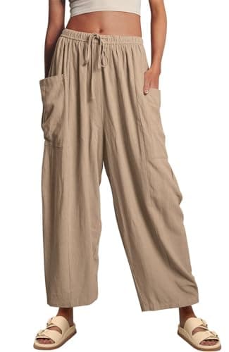 Boho Wide Leg Palazzo Pants for Women