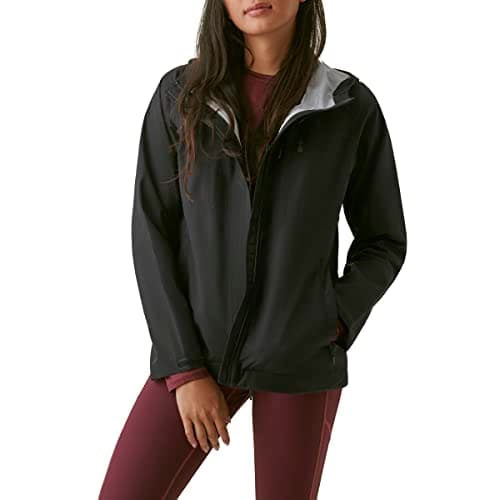 BASS OUTDOOR Women's Hooded Woven Rain Jacket