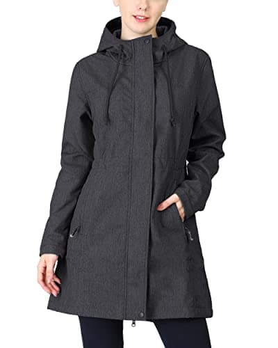 33,000ft Women's Softshell Hooded Fleece Lined Windproof Jacket