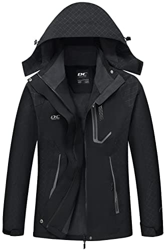 Diamond Candy Women's Lightweight Waterproof Rain Jacket with Hood
