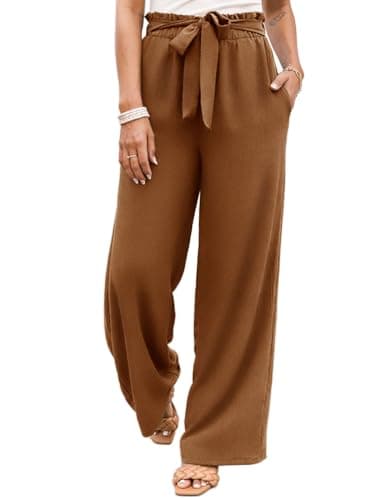 NIMIN High-Waisted Wide Leg Casual Pants for Women
