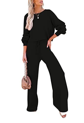 Pink Queen Women's 2-Piece Sweater Set Top & Pants