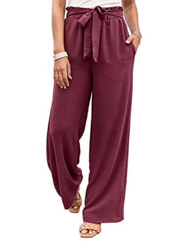 NIMIN High-Waisted Wide Leg Casual Pants for Women