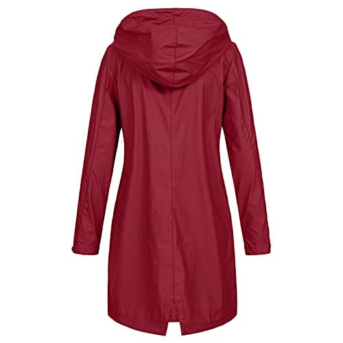 Fartey Women's Lightweight Waterproof Raincoat with Hood