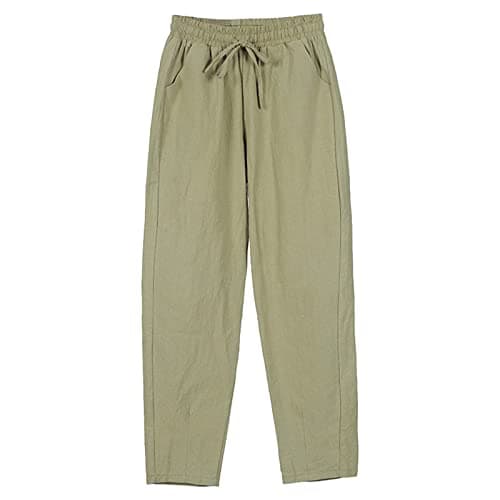 Winhurn Women's Linen Palazzo Pants