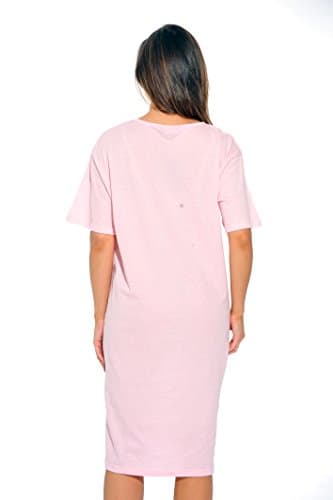 Just Love Oversized Short Sleeve Nightgown with Screen Print for Women