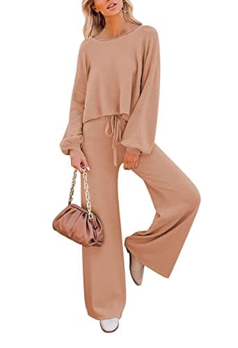 Pink Queen Women's 2-Piece Sweater Set Top & Pants