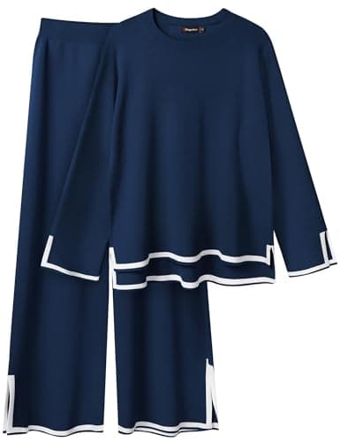 Bloggerlove Women's Knit 2 Piece Lounge Set