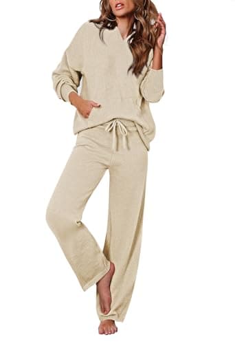 Pink Queen Women's Pullover Hoodie & Matching Leggings Sweatsuit with Pocket