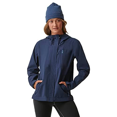 BASS OUTDOOR Women's Hooded Woven Rain Jacket