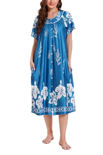 Yozly Short Sleeve House Dress for Women