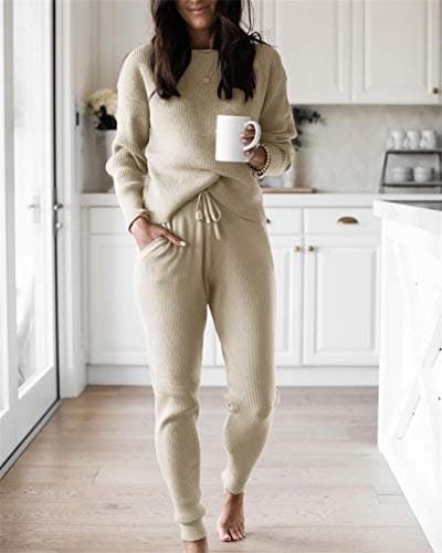 Eurivicy Women's Rib Knit 2-Piece Fall Outfit