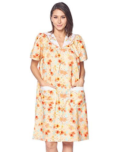 Casual Women's Snaps Front Closure House Dress