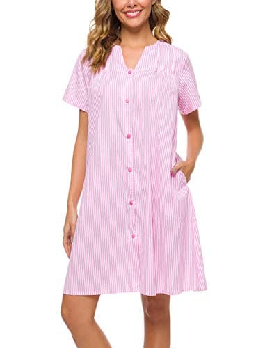 YOZLY Women's Cotton Duster Robe