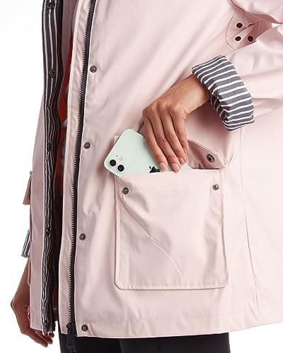 URBAN REPUBLIC Woman’s Water Resistant Rain Jacket with Pockets S-3XL