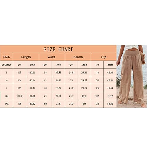 Winioder Women Linen Pants