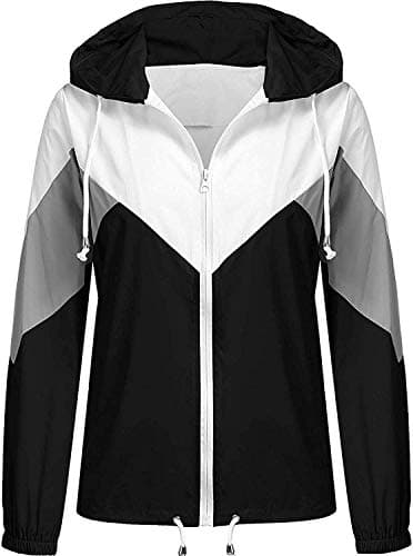 SoTeer Women's Lightweight Waterproof Hooded Raincoat