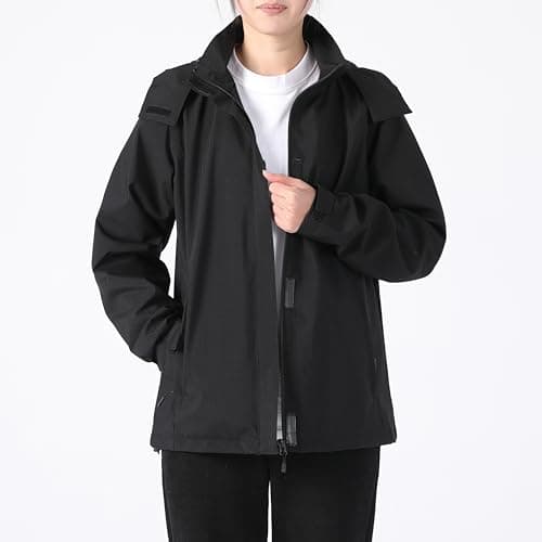 CorBuyit Women's Lightweight Waterproof Travel Rain Jacket with Hood