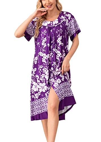 Yozly Short Sleeve House Dress for Women