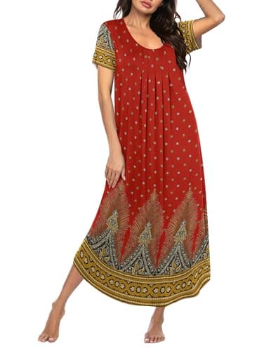 Ekouaer Long Nightgowns for Women Sleepwear