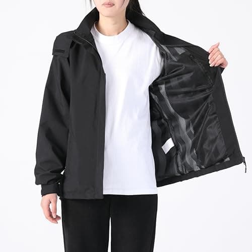 CorBuyit Women's Lightweight Waterproof Travel Rain Jacket with Hood