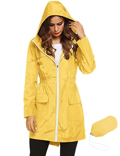 Women's Lightweight Waterproof Rain Jacket