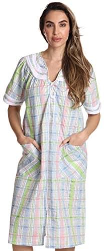 Dreamcrest Short Sleeve Duster Housecoat for Women