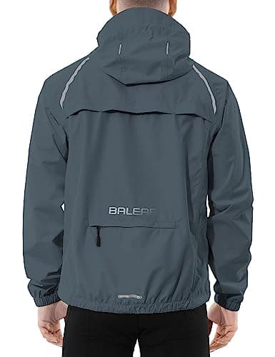Baleaf Men's Waterproof Windbreaker Jacket for Running & Hiking