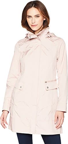 Cole Haan Women's Packable Hooded Rain Jacket