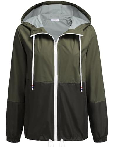 SoTeer Women's Waterproof Hooded Raincoat S-XXXL