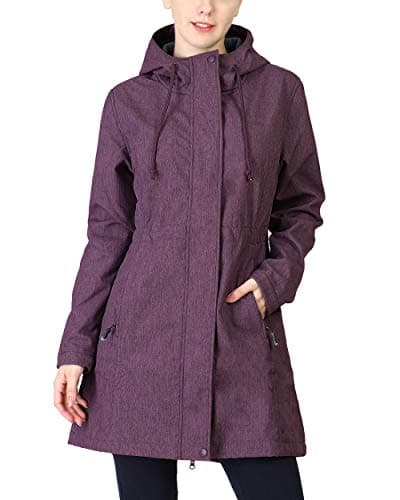 33,000ft Women's Softshell Hooded Fleece Lined Windproof Jacket