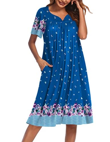 Ekouaer Women's House Dress with Pockets