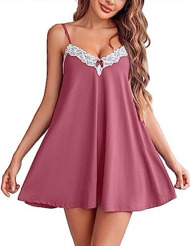 Elegant Lace Nightgown | Sexy Spaghetti Strap Cami Sleepwear