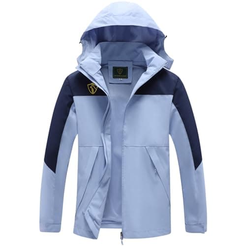 GIISAM Women's Waterproof Lightweight Rain Jacket with Hood