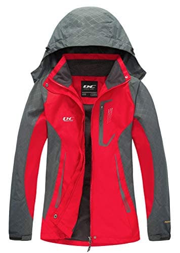 Diamond Candy Women's Lightweight Waterproof Rain Jacket with Hood