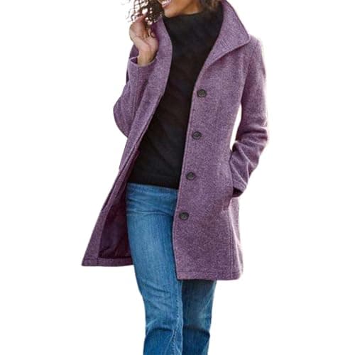 Comfy Button Cardigan Jacket for Ladies