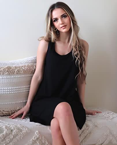 Avidlove Women's Sleeveless Chemise Nightgown